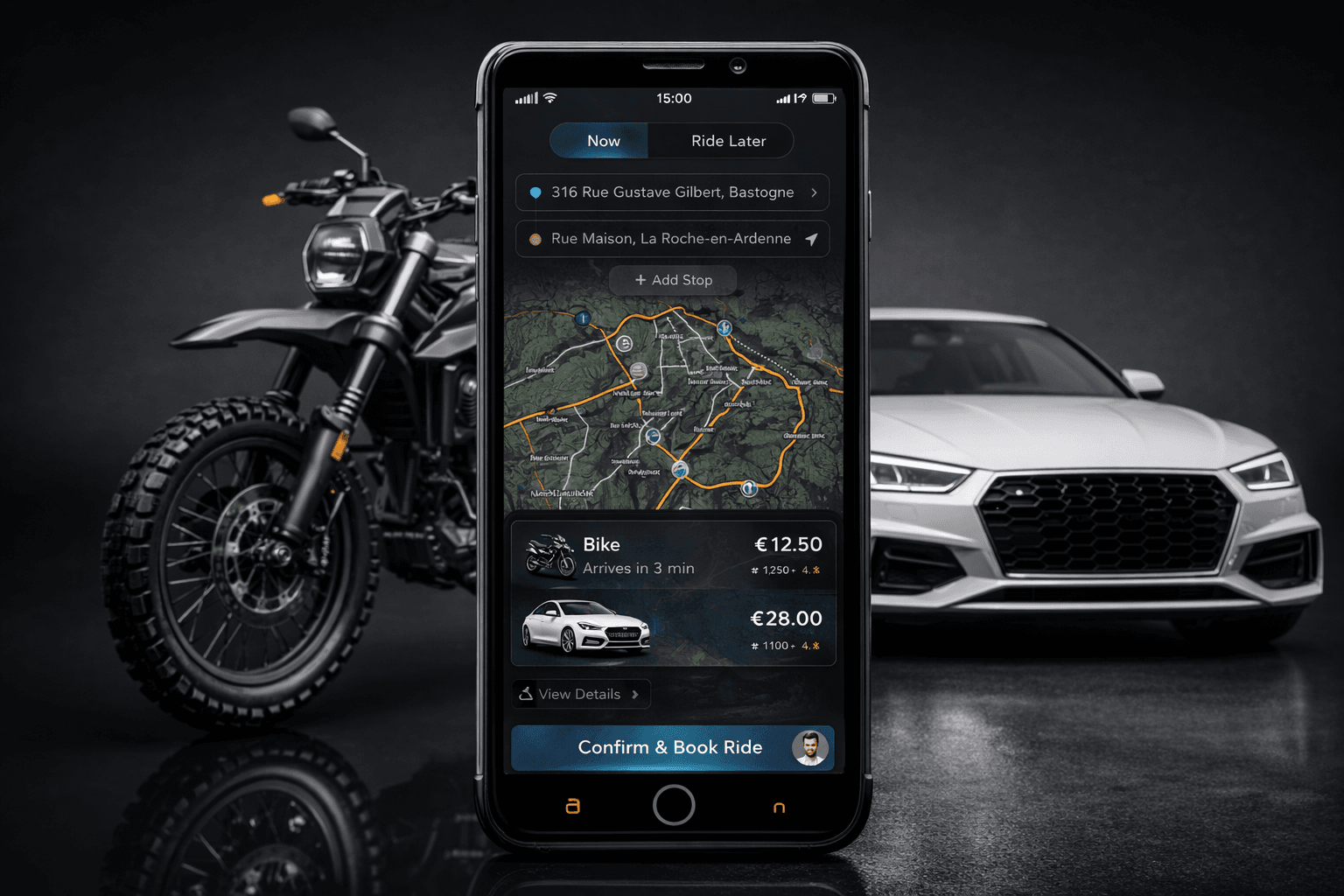 Ride App Dashboard